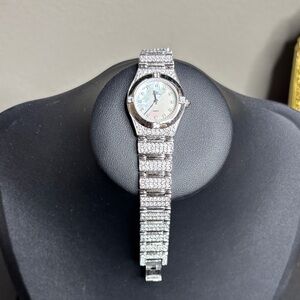 Cenere New York WORKING Watch Bling Rhinestone Stainless Steel